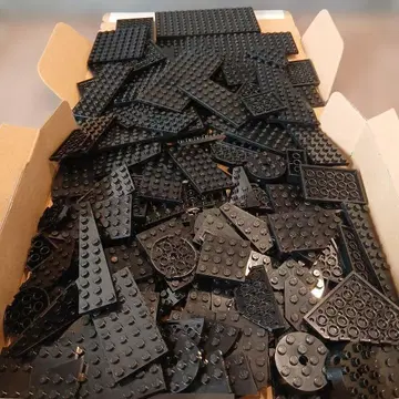 26 LEGO 블랙 플레이트 세트
