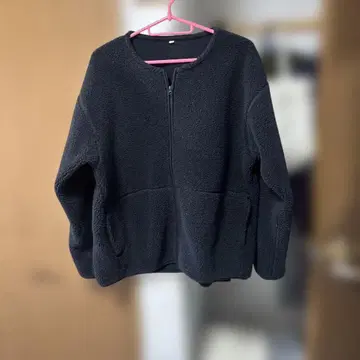 무인양품 다크 그레이 플리스 자켓 L 사이즈