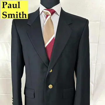 폴스미스 골드 버튼 자켓 네이비