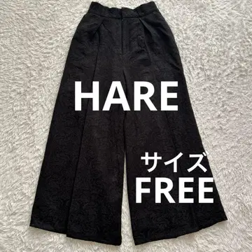 HARE 하레 VINTAGE 자카드 와이드 팬츠