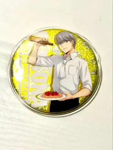 페르소나 4 리로드 세가 콜라보 카페 홀로그램 캔뱃지 주인공 나루카미 유