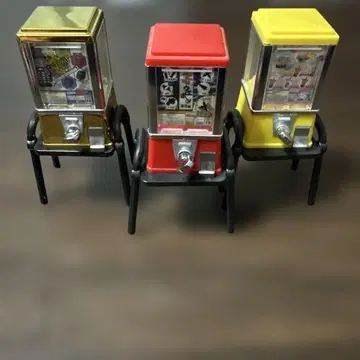미니어처 캡슐 토이 머신 3대 세트