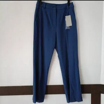 미사용 새상품 FLASK 프라스크 여성 팬츠 슬랙스 일본제 블루