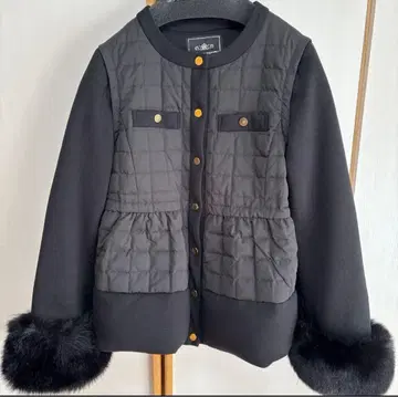 그레이스 콘티넨탈 퀼트 저지 다운 자켓