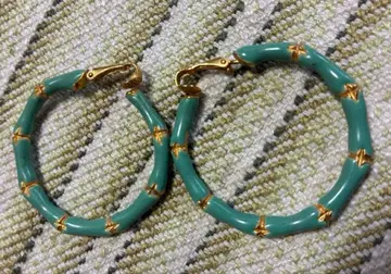케네스 제이 레인 대나무 귀걸이 터콰이즈 그린
