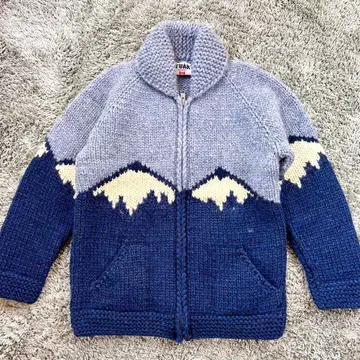 80s 캐나다제 TUAK 카우친 스웨터 산 L~M