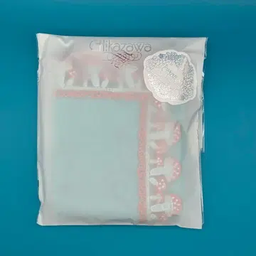 치카자와 레이스 손수건 독버섯 터콰이즈 블루