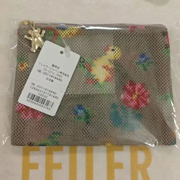 페이러 하이디 메쉬 파우치 베이지 미니