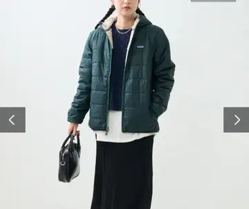 patagonia 플리스 자켓 그린 리버서블 새상품