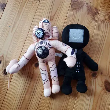 스킵티티 화장실 봉제 인형 타이탄 락맨 타이탄 TV맨