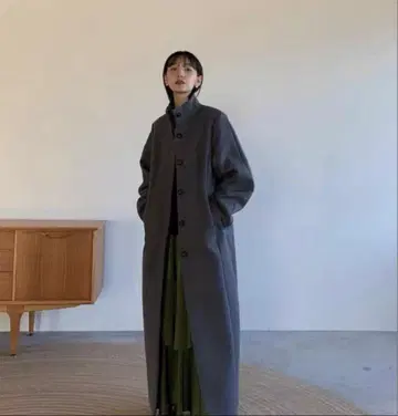 CLANE 클라네 CONSTRUCTIVE LONG COAT 그레이 M