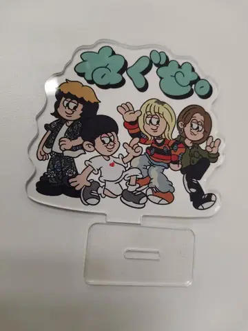 헝클어진 머리. 아크릴 스탠드