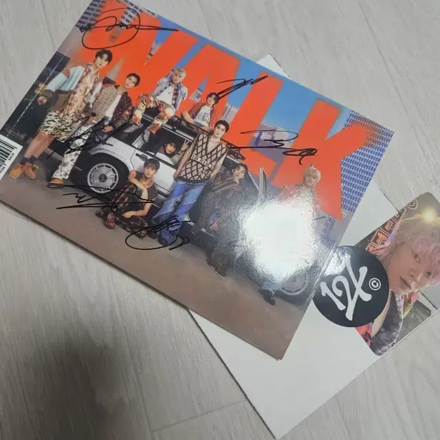 NCT 127 질주 앨범 친필싸인 메시지 안에 to 포카 비매