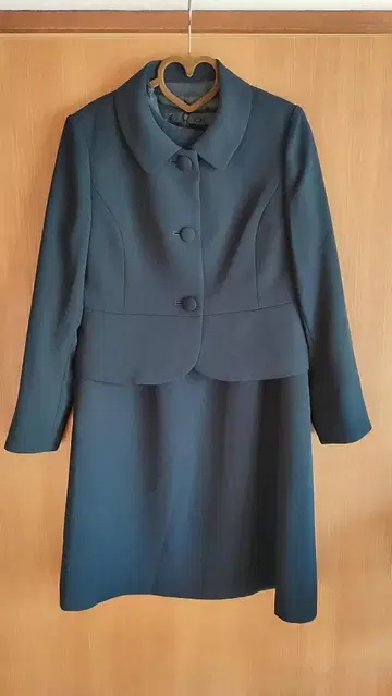 수험복 [ 자켓 & 원피스 2세트 ] 반팔 버튼 포함