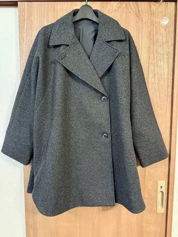 GU 코지 멜톤 케이프 코트 L 사이즈