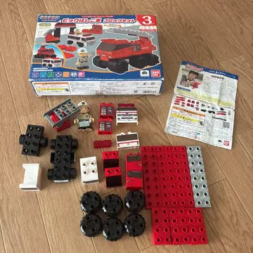 반다이 블록라보 빅 사다리차 구급차 세트