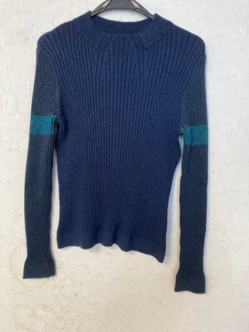 Paul Smith 네이비 리브 스웨터