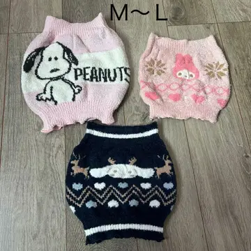 미사용 복대 M L 방한 복대 스누피 시나모롤 마이멜로디
