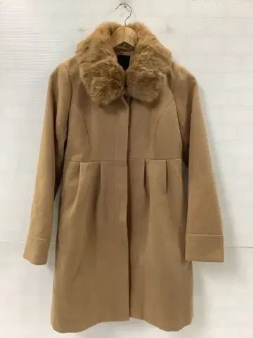 12.22 A456P 머큐리 듀오 롱 코트 퍼 베이지