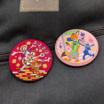 디즈니 자수 캔뱃지