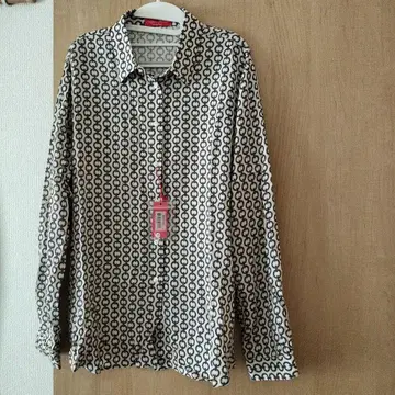 CORSO ROSSO 체인 링크 패턴 긴팔 셔츠