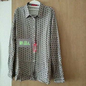 CORSO ROSSO 체인 링크 패턴 긴팔 셔츠