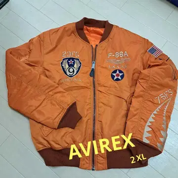 AVIREX F-86A 오렌지 플라이트 자켓