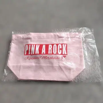 미사용 새상품 모로보시 카즈미 PINK A ROCK 토트백 핑크