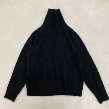UNIQLO 캐시미어 100% 터틀넥 스웨터 XXL 블랙