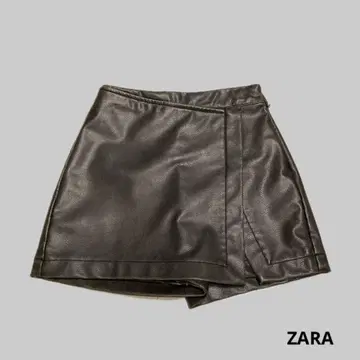 ZARA 합성 피혁 랩 미니 스코트