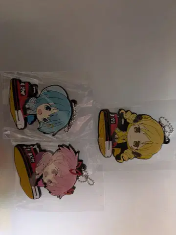 마도카 마기카 러버 키링 3개