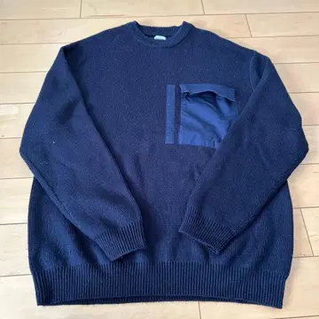 ZARA 네이비 니트 스웨터