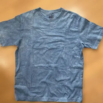 코튼 T셔츠 네이비 나염