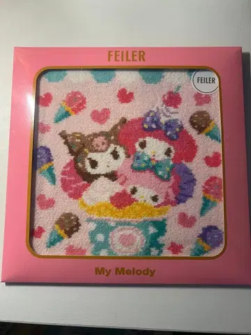 익명 배송 새상품 페이러 마이멜로디 쿠로미 피아노 손수건