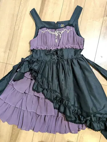 ALICE and the PIRATES 개더 쉬폰 JSK 세트