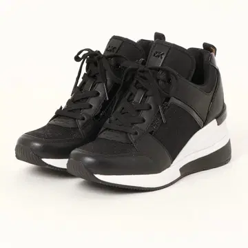 마이클코어스 블랙 하이컷 스니커즈