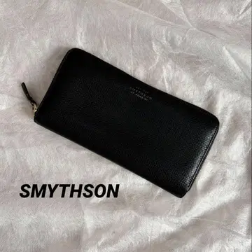SMYTHSON 스마이슨 PANAMA 롱 지갑 블랙 바니스NY