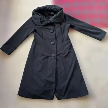 TABASA 블랙 롱 코트 38