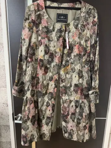 GRACE CONTINENTAL 꽃무늬 롱 코트