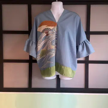 기모노 리메이크 블라우스 2