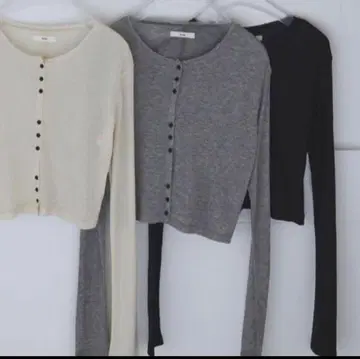 anuke 안누크 Sheer Rib Cardigan