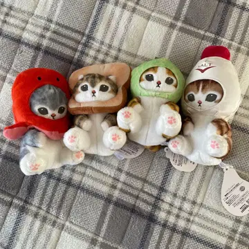 mofusand 봉제 인형 4개 세트