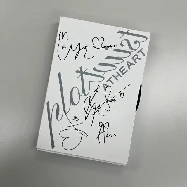 엣하트 친필 싸인 앨범