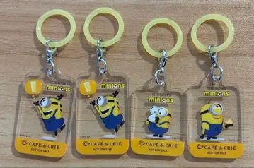 미니언 카페 드 크리에 오리지널 아크릴 참 4개 세트