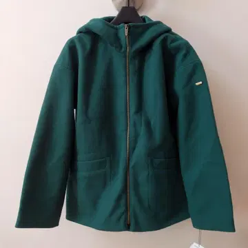 택 포함 새상품 준코 시마다 그린 후드 부착 자켓