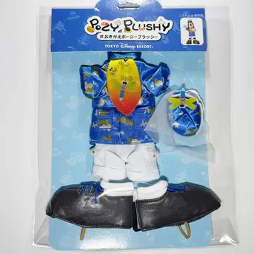 도쿄 디즈니 리조트 옷 갈아입는 포즈 플러시 구피 잠자리