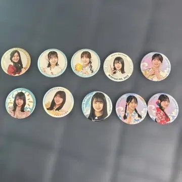 히나타자카 캔 배지 묶음 판매