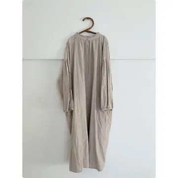 롱 셔츠 원피스*아이보리