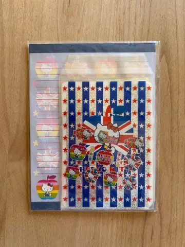 헬로키티 편지지 씰 세트 포함 2001년 제조