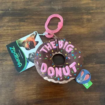 주토피아2 도넛 마스코트 키링 주디 극장 굿즈